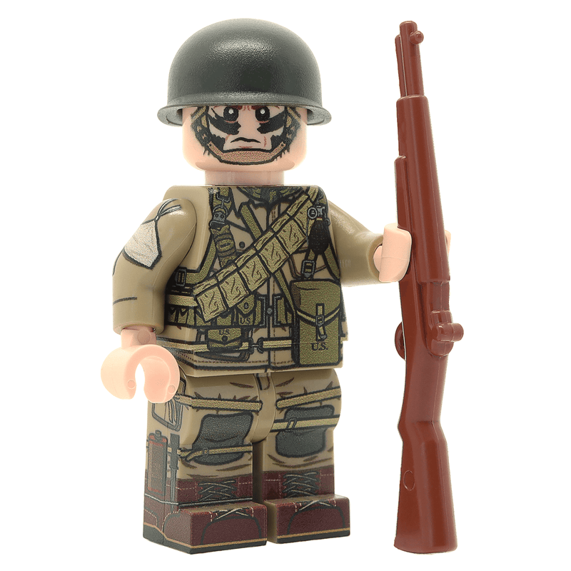 United Bricks WW2 Military Building Minifigure U.S. Paratrooper V2