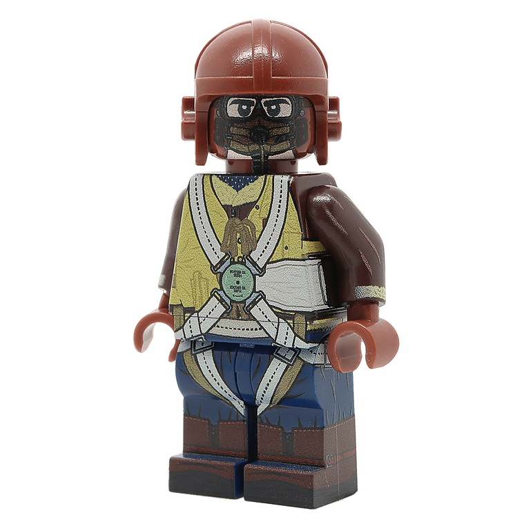 United Bricks WW2 RAF Fighter Pilot Military Soldier Minifigure