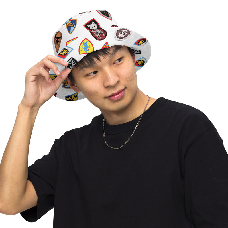 Vintage Castle Shield Reversible bucket hat