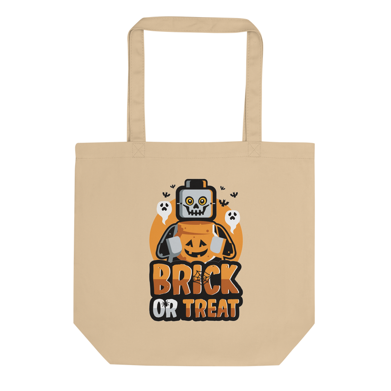 Halloween Brick or Treat Trick or Treat Eco Tote Candy Bag