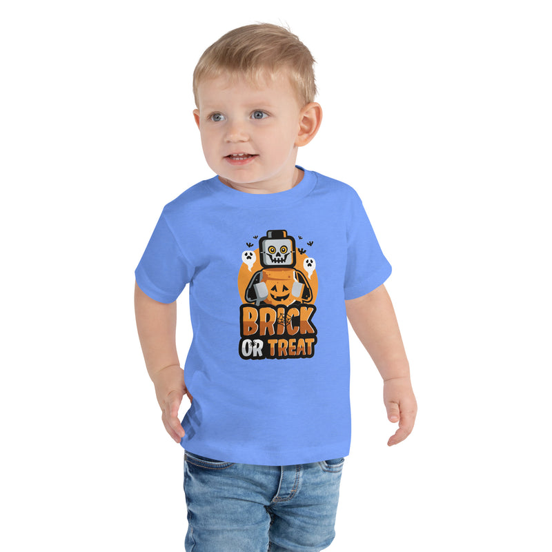 Brick or Treat Halloween Toddler Short Sleeve Tee