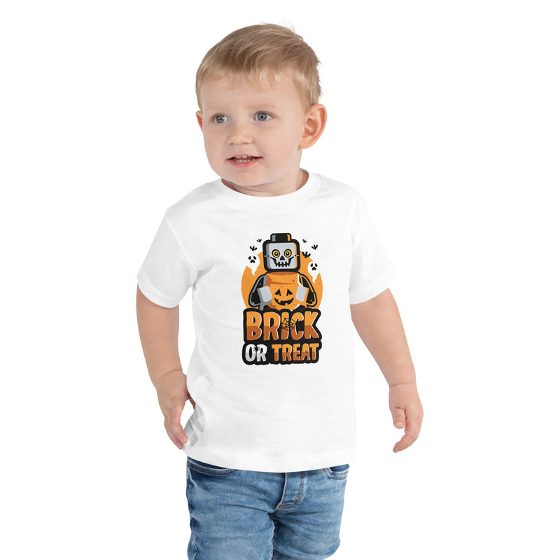 Brick or Treat Halloween Toddler Short Sleeve Tee