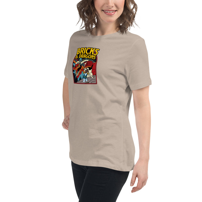 Bricks And Dragons Minifigure Women's Relaxed T-Shirt