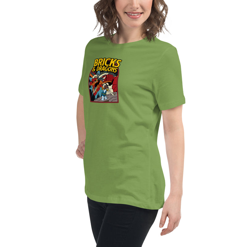 Bricks And Dragons Minifigure Women's Relaxed T-Shirt