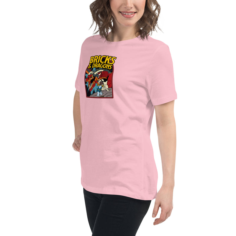 Bricks And Dragons Minifigure Women's Relaxed T-Shirt