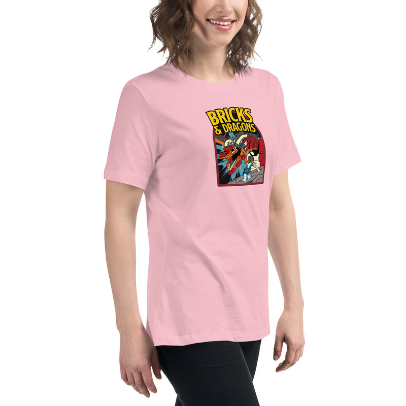 Bricks And Dragons Minifigure Women's Relaxed T-Shirt