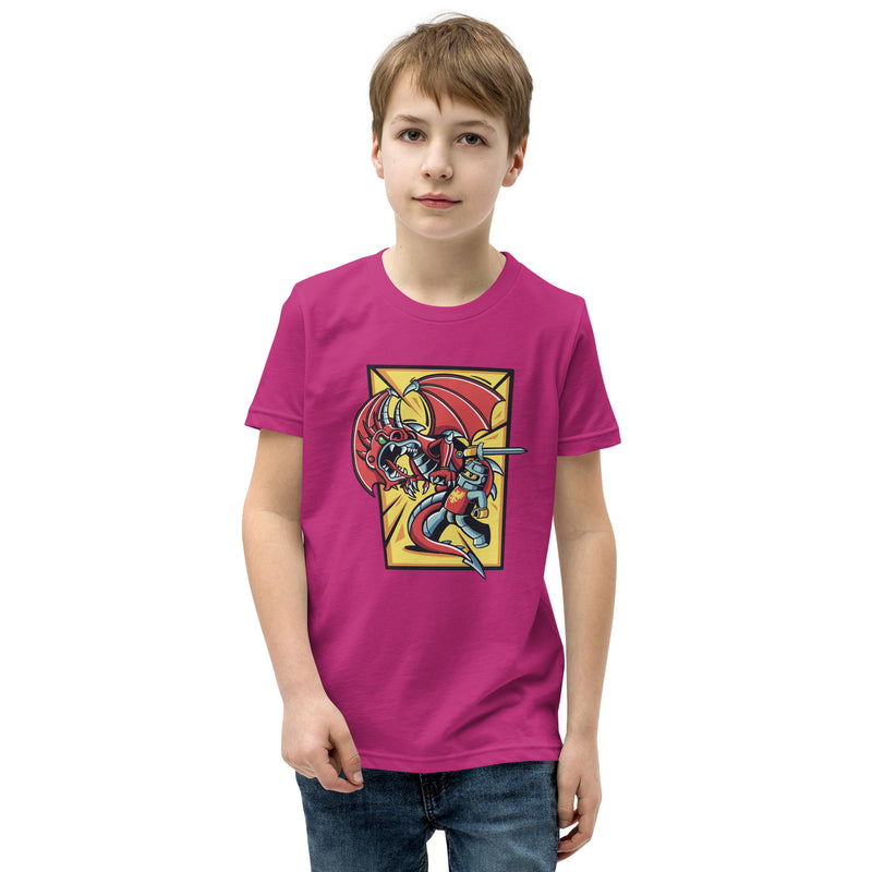 Bricks And Dragons v2 Minifigure Youth Short Sleeve T-Shirt