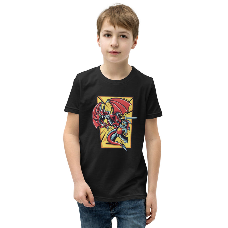 Bricks And Dragons v2 Minifigure Youth Short Sleeve T-Shirt