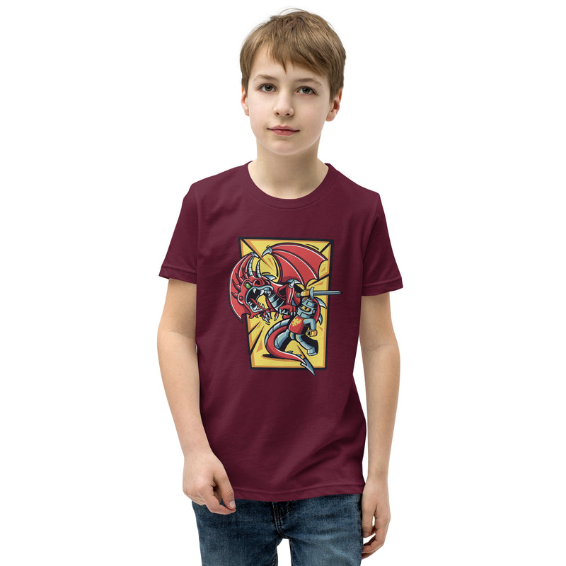 Bricks And Dragons v2 Minifigure Youth Short Sleeve T-Shirt