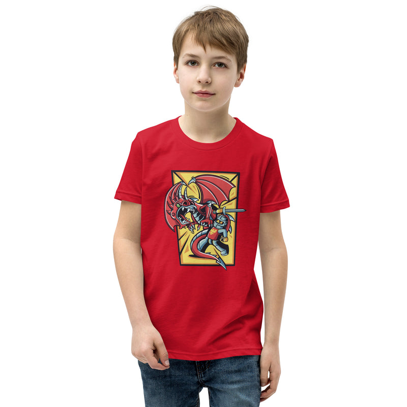 Bricks And Dragons v2 Minifigure Youth Short Sleeve T-Shirt