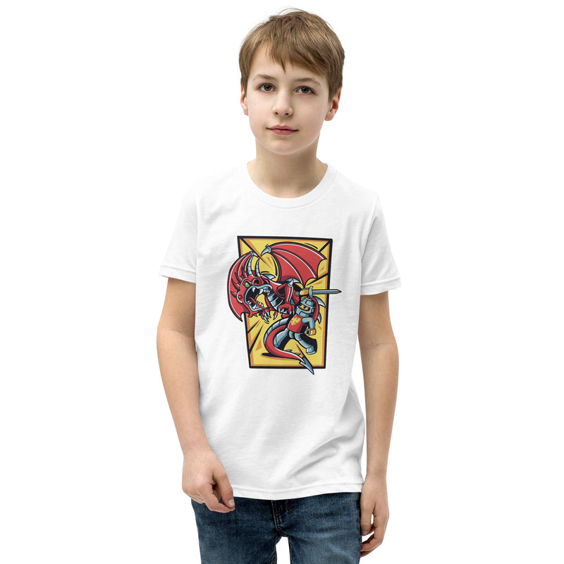 Bricks And Dragons v2 Minifigure Youth Short Sleeve T-Shirt