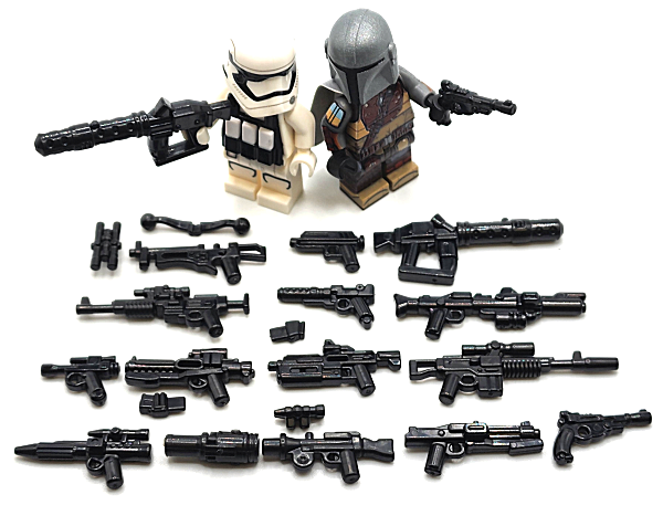 Brickarms Blaster Revolution v2 Weapons Pack for Building Minifigures