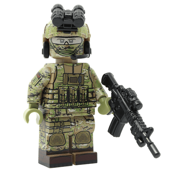 United Bricks WW2 U.S. Army Ranger (BAR) Military Soldier Building  Minifigure