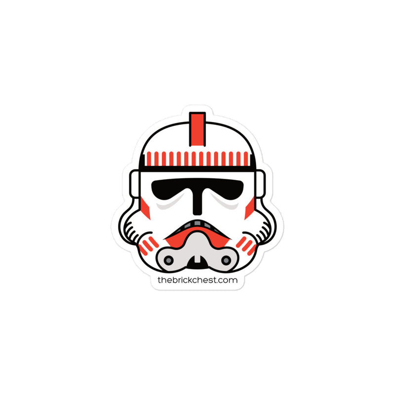 Clone Shock Trooper 1 Minifigure Helmet Sticker