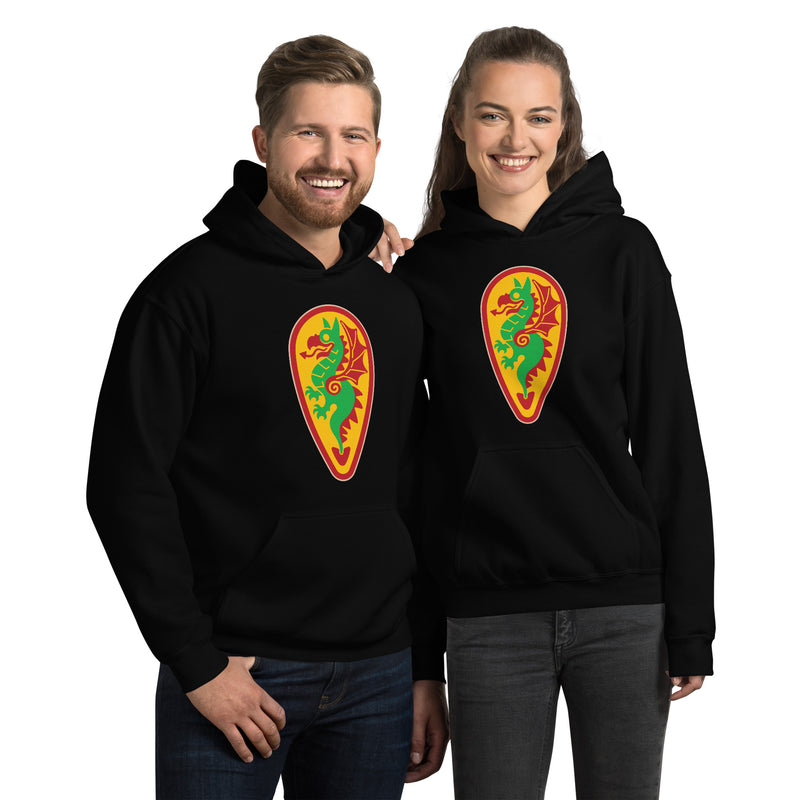 Vintage Castle Shield Dragon 3 Minifigure Hoodie Sweatshirt