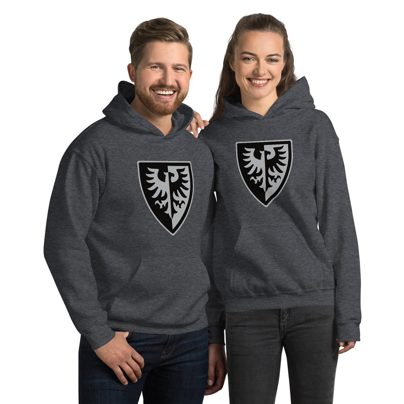 Vintage Castle Shield Falcon Minifigure Hoodie Sweatshirt