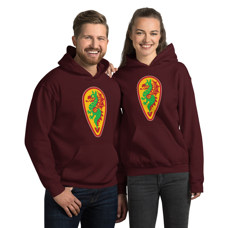 Vintage Castle Shield Dragon 3 Minifigure Hoodie Sweatshirt