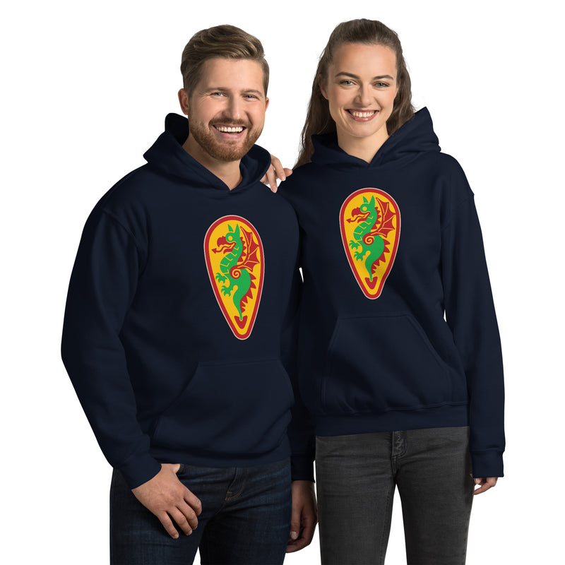 Vintage Castle Shield Dragon 3 Minifigure Hoodie Sweatshirt