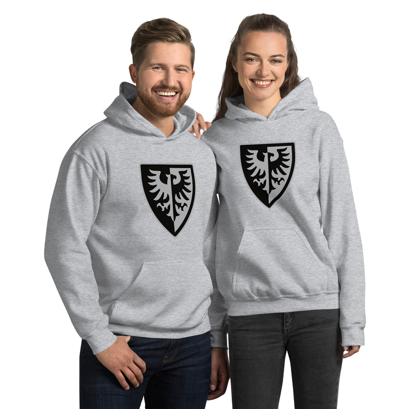 Vintage Castle Shield Falcon Minifigure Hoodie Sweatshirt